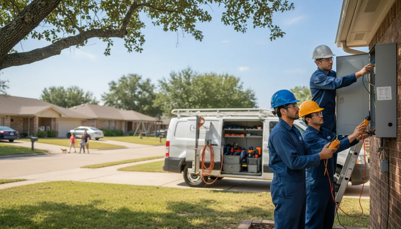 Certified electrician providing emergency electrical services in Gridley, IL